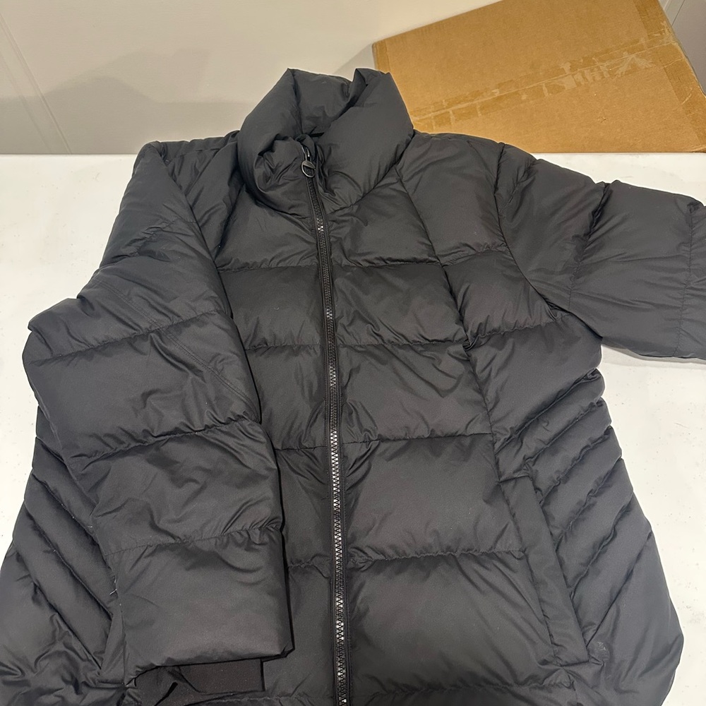 Athleta Black Puffer Jacket